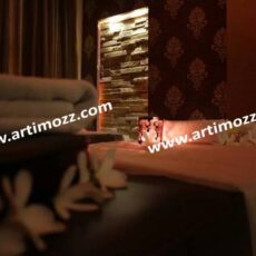 Natural Rough Textured Multi Size Strip Stacked Rustic Beige Stone Interior Wall Cladding