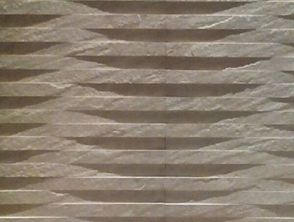 Natural Textured Wave Pattern 3D Tile Wall Cladding