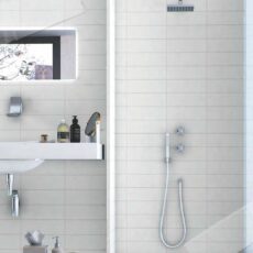 100x300 mm Plain White Matt Subway Bathroom Wall Tile