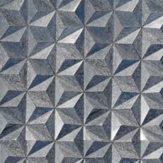 Triangular 3D Grey Stone Wall Cladding