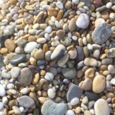 Multi Color Polished Mix Size Loose Natural Stone Pebble