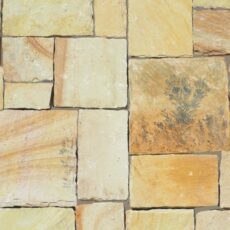 Random Mix Rustic Beige European Style Natural Stone Wall Cladding