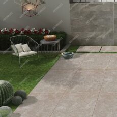 600x600x15 MF Core Cookie Brown Digital Full Body Outdoor Floor Tile