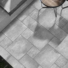 Multi Size Modular Gris Digital Vitrified Terrace Floor Tile