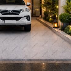 600x600x15 mm MF B White Full Body Vitrified Car Parking Flooring