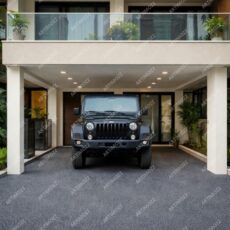 600x600x15 mm MF G Dark Grey Matt Full Body Vitrified Car Parking Floor Tile